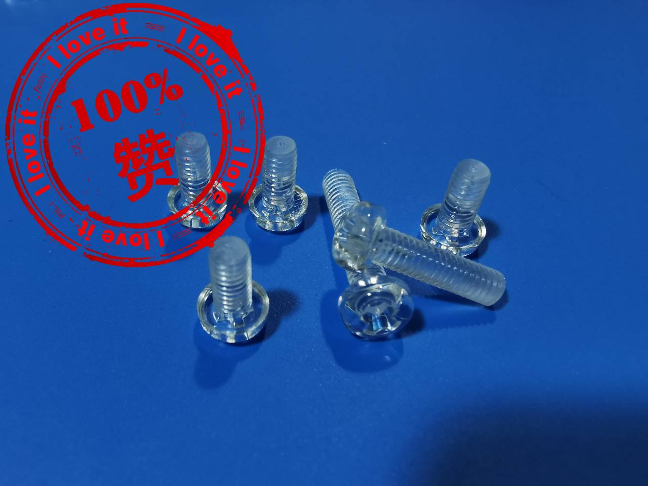 Huashe Transparent Cross Round Head Screws Plastic Screws Transparent Screws M4 Series Limited Time Price