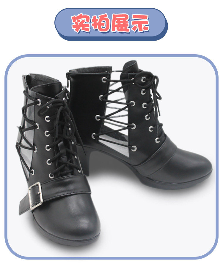 Arknights Vulpisfoglia Cosplay Kostüm mit Perücke und Ohrenschwanz 18