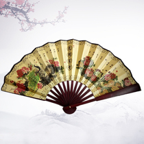 Wind Stream Big Four Talent Fans Donber Tiger Talents Fold Fan Performance Photography Props for Theatrical Props for Theatrical Props