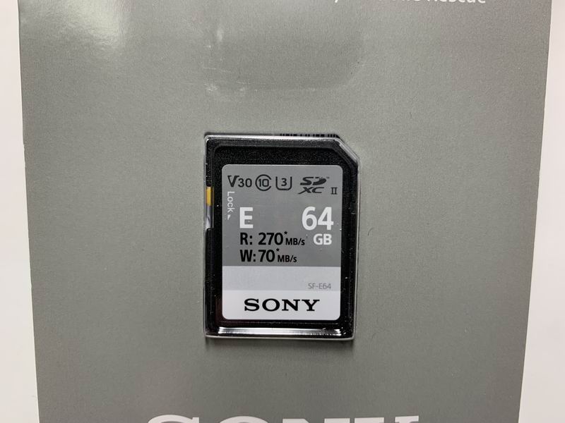 Original Sony Micro single-eye camera reverse camera ILCE-A9 A7R2 A7M2 A7M3 A7M4 memory card 64G memory card