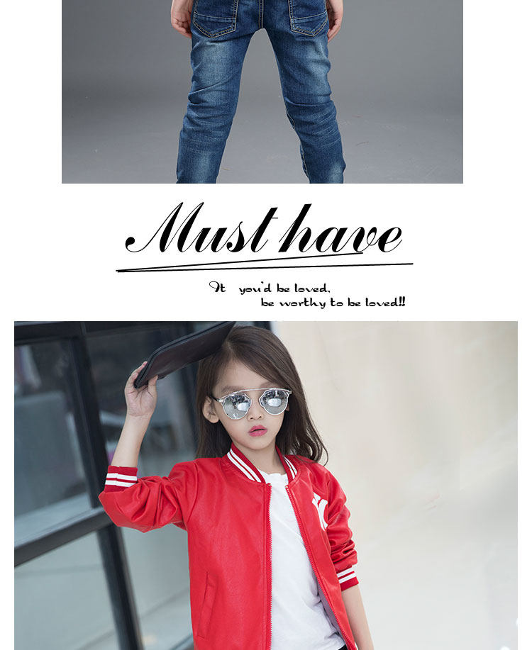 Blouson enfant en cuir PU - Ref 2159428 Image 21