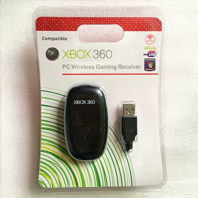 Новое беспроводное приемник/передатчик Xbox360 для контроллера, 360 приемник для ПК, адаптер для компьютера черный, рекомендация