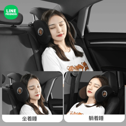 Детская подушка для шеи для автомобиля для сна, милое кресло, с защитой шеи