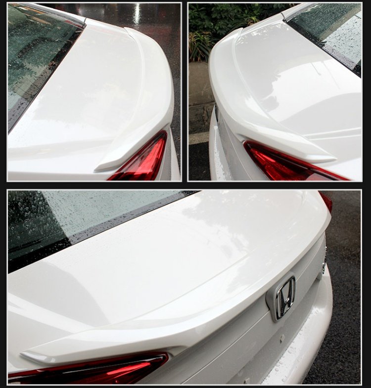 Phiên bản mới của Honda thế hệ thứ mười Civic sửa đổi cánh sau đuôi xe không sơn lỗ trang trí cánh gió đuôi gió shark