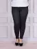 Quần nhung cạp cao giả quần jeans béo mm mẹ bó sát quần co giãn cộng với phân bón XL bên ngoài mặc quần legging nữ quần legging lót lông Quần tây thường