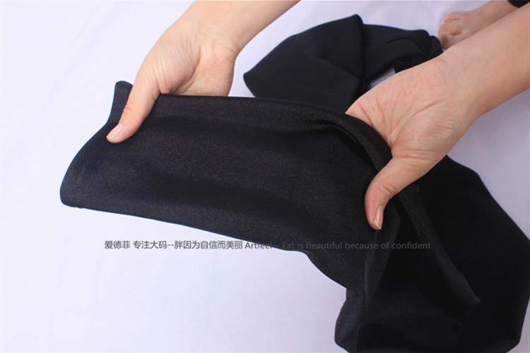Mã lớn cộng với phân bón để tăng 200 pounds chất béo mm mùa thu và mùa đông cộng với quần legging nhung dày, eo cao mặc 300 pounds nữ áo khoác dài nữ