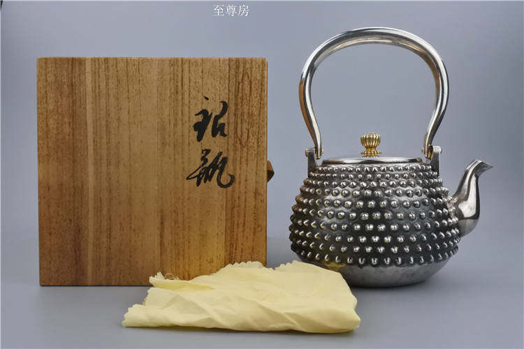 Already Tied edge (to revered house) (Japanese reflux) Ghost shoetattoo gold picking pure silver kettle pay box