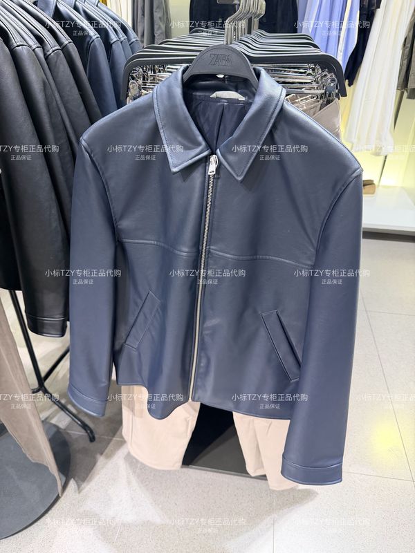 September Zara Domestic Purchasing Agent Men's Slim-Fit Straight Leather-Effect Jacket 3833420 800 September Zara Domestic Purchasing Agent Men's Slim-Fit Straight Leather-Effect Jacket 3833420 800