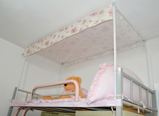Nana em gái đại học giường rèm khung phòng ngủ ký túc xá cô gái bunk vườn hoa công chúa bóng râm giường - Bed Skirts & Valances màn rèm ngủ