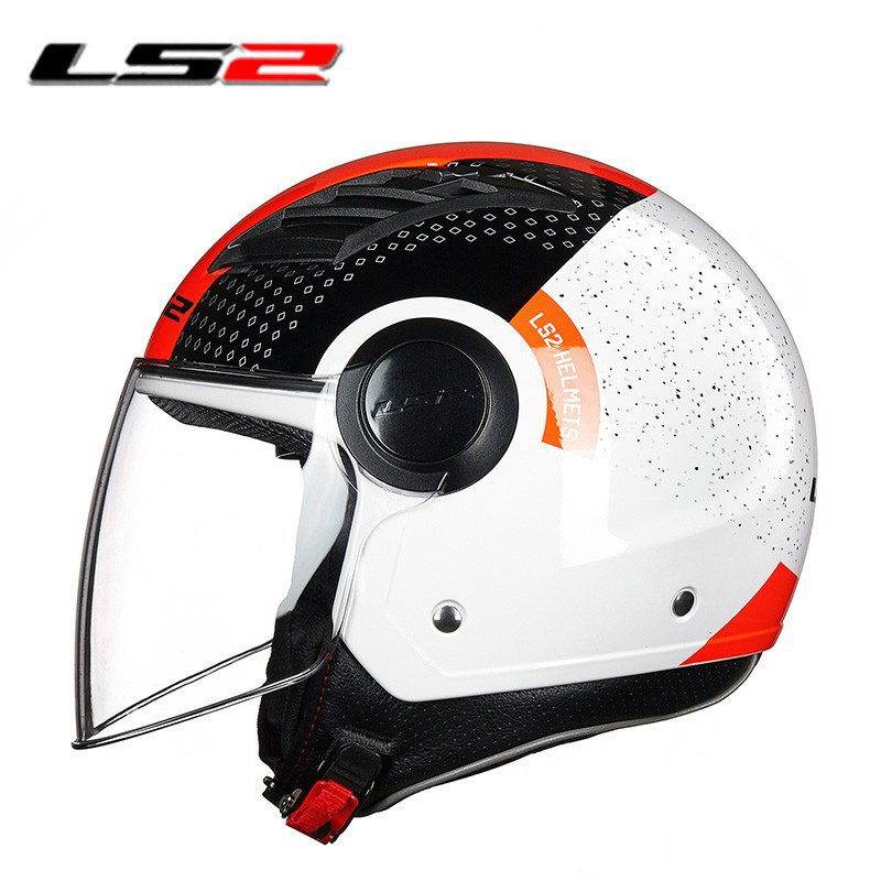 LS2-562 Seasons Locomotive breathable sunscreen Semi-Covered Summer Armor safety helmet for electric vehicles for men and women