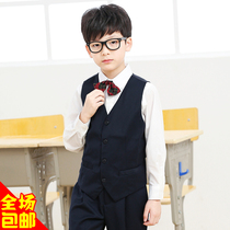 Shenzhen primary school dress autumn and winter mens matching vest Uniform uniform jacket vest vest