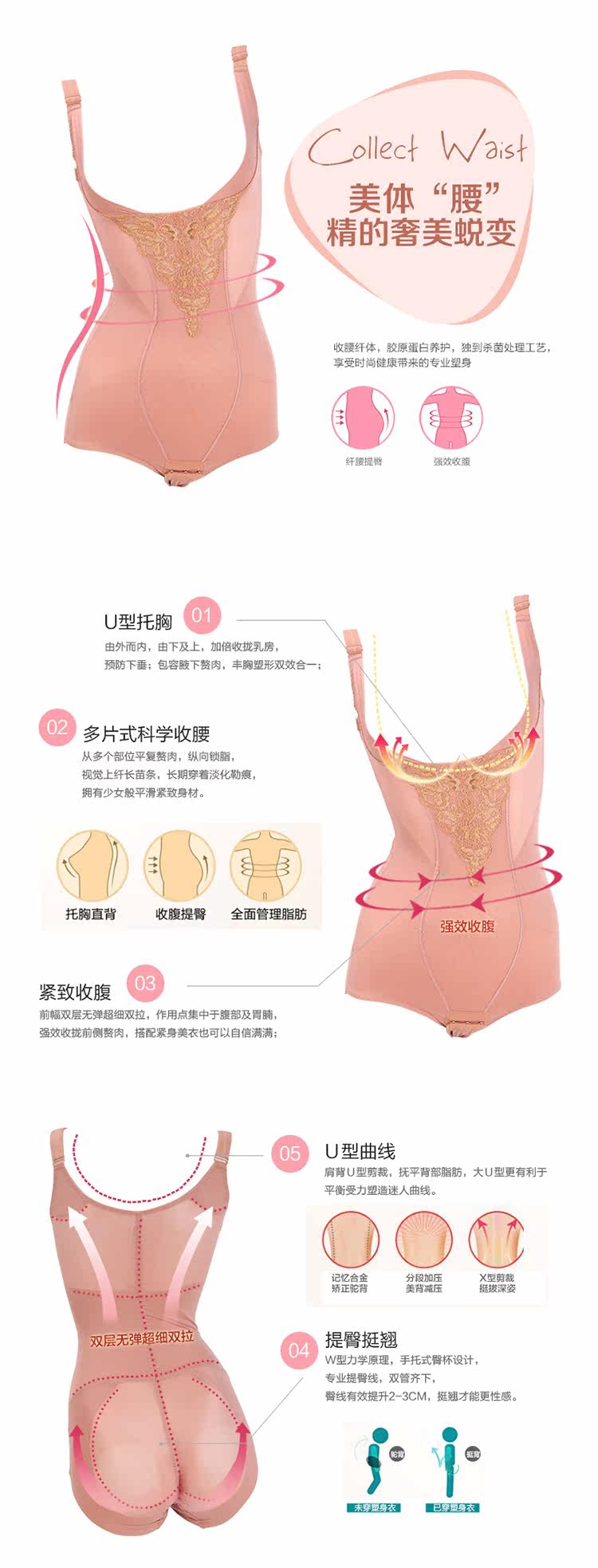 Sous-vêtement minceur luxueux en nylon - Ref 709949 Image 6