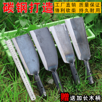 Hand-made wood knife Chopping wood Outdoor open jungle tree cutting pruning knife All-steel logging bile bamboo Agricultural sickle Manganese steel