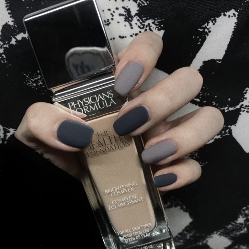 Super High-End Autumn and Winter Whitening Frosted Manicure Finished Product, Handmade Phototherapy Fake Nail Patches, Removable Nail Patches Super High-End Autumn and Winter Whitening Frosted Manicure Finished Product, Handmade Phototherapy Fake Nail Patches, Removable Nail Patches