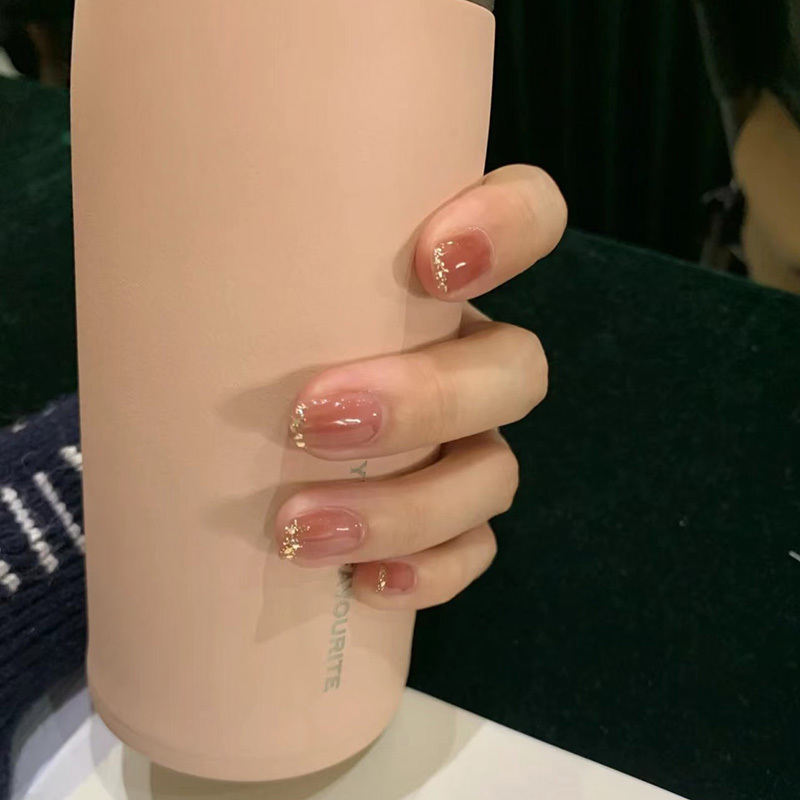 Haidilao French-Style Nail Patches, Finished Product, High-End, Same Style as Popular on Xiaohongshu, Internet Sensation, Brightening Effect, Student-Friendly Press-On Nails Haidilao French-Style Nail Patches, Finished Product, High-End, Same Style as Popular on Xiaohongshu, Internet Sensation, Brightening Effect, Student-Friendly Press-On Nails