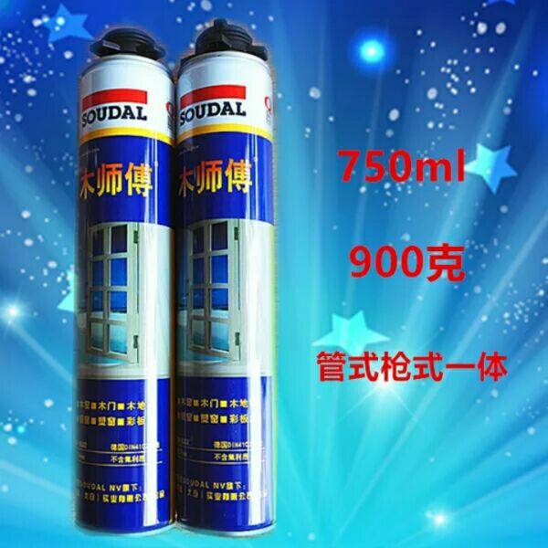 Authentic wood master tubular and gun type polyurethane foam caulking agent foaming agent foaming agent 900g