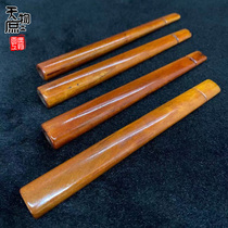 Natural cow bone cigarette holder retro old and cracked cigarette holder straight cigarette holder imitation old filter cigarette holder fidelity