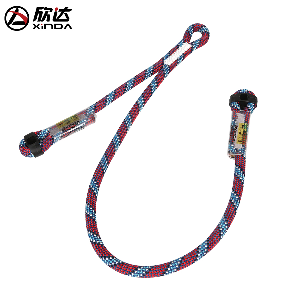 Xinda outdoor mountain climbing high altitude fall prevention safety rope Safety rope Asymmetric rope Oxtail climbing equipment