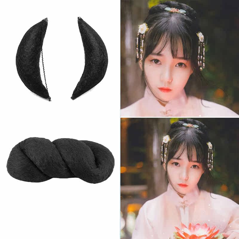 Han Chinese Clothing Costume Costume Wig Styling Universal Horn