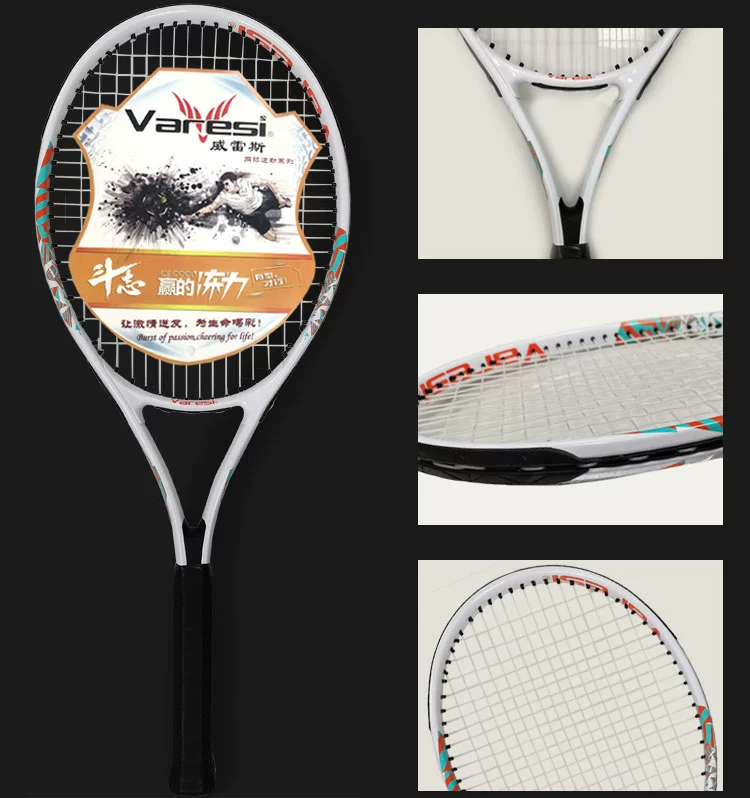 Varesi / Wei Leisi carbon chính hãng vợt tennis người mới bắt đầu sinh viên với đàn ông độc thân và phụ nữ đào tạo wqp đầy đủ vận chuyển