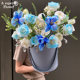 Hangzhou Flower Express intra-city delivery of roses, tulips, hug bucket bouquets, lover’s birthday flower ordering shop