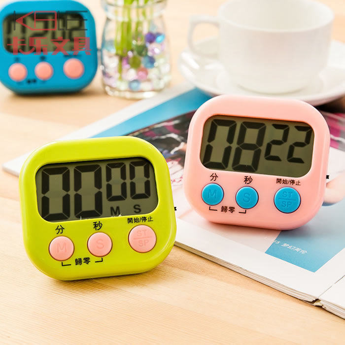 Primary School Students Time Reminder 7 Number of batteries with magnet Kitchen Cooking Electronic Countdown Time Management