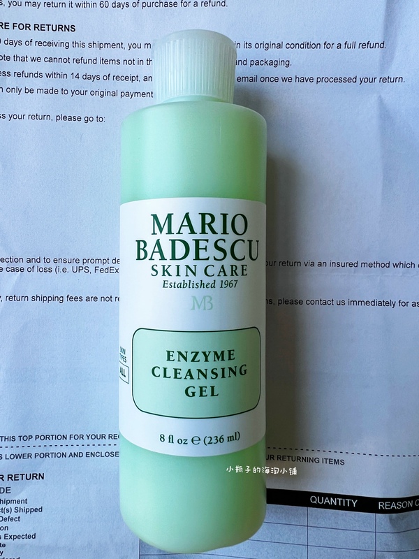 In Transit: Us Version of Mario Badescu Fruit Enzyme Cleansing Gel, Gentle Cleansing, Refreshing and Moisturizing Gel In Transit: Us Version of Mario Badescu Fruit Enzyme Cleansing Gel, Gentle Cleansing, Refreshing and Moisturizing Gel