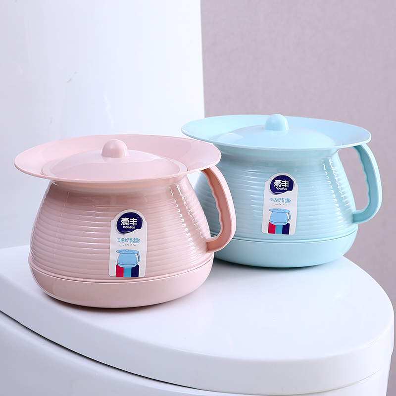 household men and women with cover adult bedroom urinal urine barrel night pot Plastic urinal for the elderly thickened childrens potty urinal