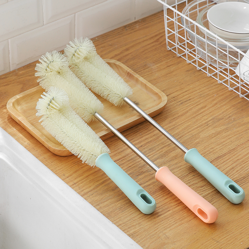 Cup brush No dead angle brush Cup artifact to remove tea stains Multi-functional long-handled hard brush to clean and decontaminate the cup