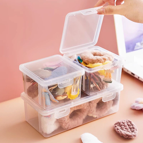 Детский аксессуар для волос, коробка для хранения, детская резинка, заколка для волос, прозрачный ободок, коробочка для хранения