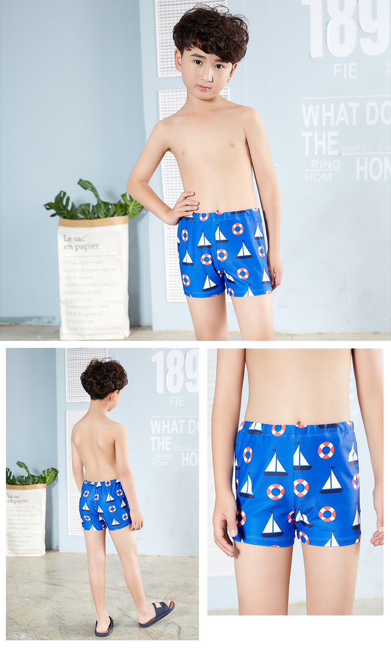 Trẻ em quần bơi bé trai boxer mũ trẻ em nhỏ khủng long cá mập dễ thương phim hoạt hình spa chia bé áo tắm - Bộ đồ bơi của Kid đồ bơi con gái
