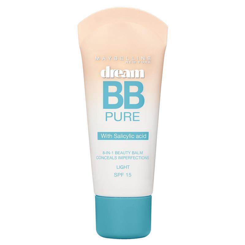 美国美宝莲护肤底妆8合一BB霜/dream pure款适合痘油肌粉刺水杨酸