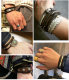 GOROS Goro Takahashi Tochigi Saddle Leather Bracelet Customized Ring of Life Seamless Leather Bracelet for Men and Women Couple