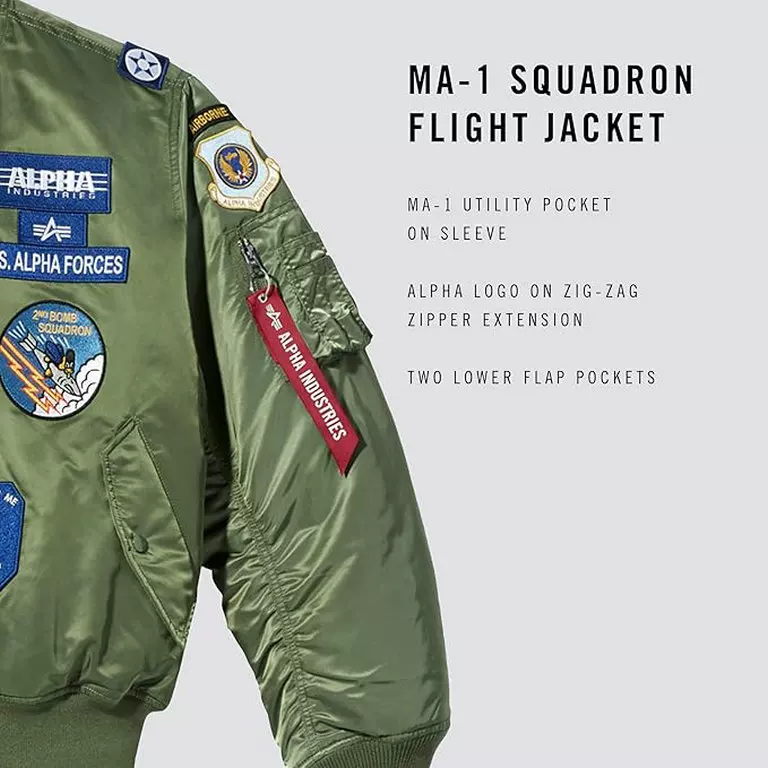 Мужская куртка Alpha Industries MA-1 с теплой подкладкой, 858169, подлинная прямая поставка из США