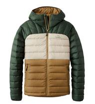 L L Bean mens hooded 650fil down jacket duck down TA515696 US direct mail multi-color