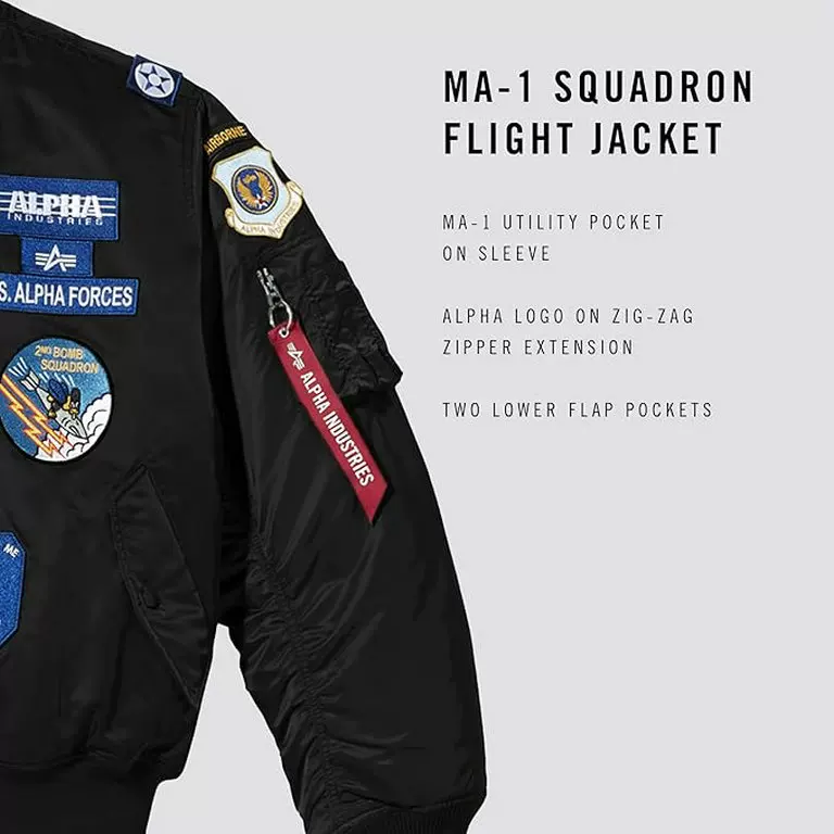 Мужская куртка Alpha Industries MA-1 с теплой подкладкой 858125, оригинал из США, прямая поставка