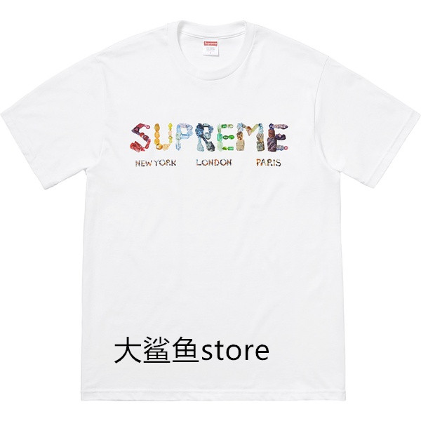 supreme rainbow tee