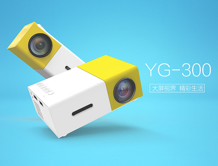 Máy chiếu HD gia đình mới 1080p mini thu nhỏ Máy chiếu 3D gia đình Android Điện thoại di động Apple wifi - Máy chiếu
