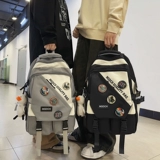 Ранец, вместительная и большая сумка через плечо, рюкзак, для средней школы, в корейском стиле, подходит для подростков, подходит для студента, 3-6 года