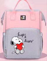 Small frescoed school bag female ins Han version High school students junior high school students three to five sixth grade large capacity double shoulder bag