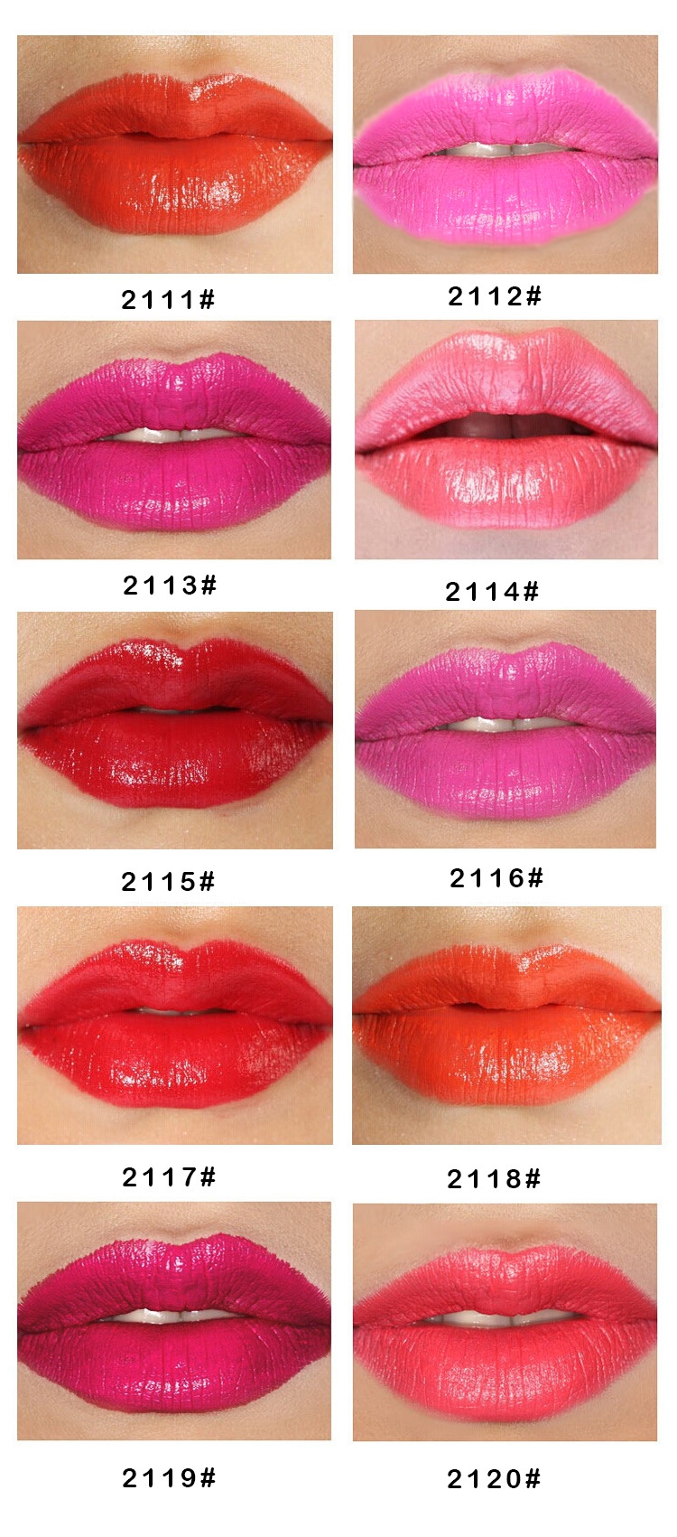 Hàn Quốc Chính hãng 3GS Son môi Barbie Powder Orange Retro Big Red Son môi chống nước Dễ dưỡng màu son collagen