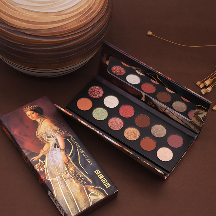 Oil painting Eye Shadow disc netting Red Unicorn Pink Pearls of Pearls Superfire Waterproof Affordable Student Renaissance