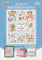 (Tuanbao cross stitch drawing printing) SODA G161 Alice card redrawing the original color picture