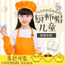 Children chefs hat baby hat baby hat apron hat child choreography Christmas New Years Eve kid chefs hat