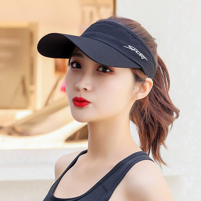 Sun hat women sunscreen summer outdoor sports running cycling quick-drying breathable men's sun hat golf empty top hat