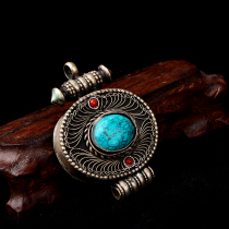 National style Tibetan jewelry Nepal handmade pure copper box