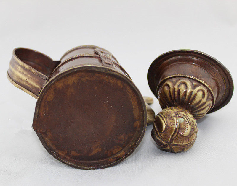 Tibetan ethnic style Nepalese pure handmade copper jug Kettle Teapot Teapot Teapot teapot crisp oil pot