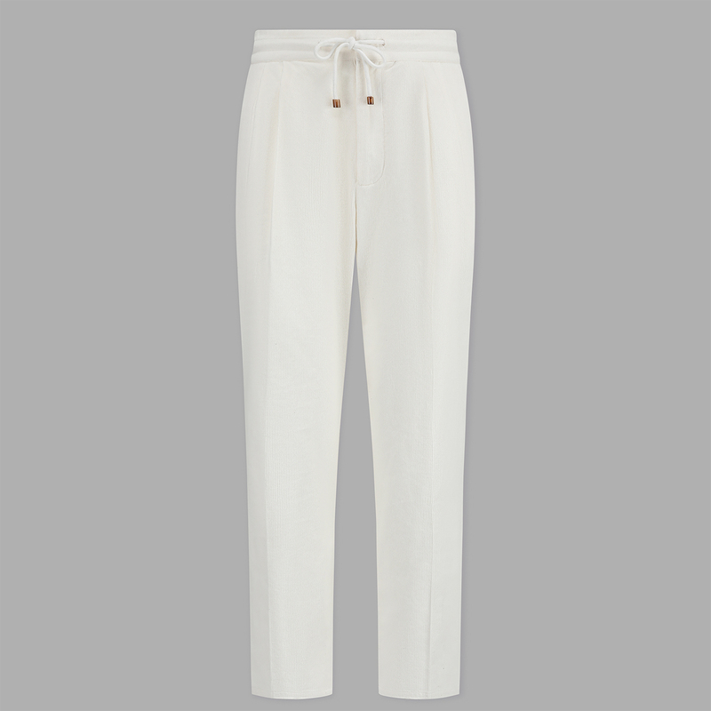 Riches Maitine Bc Same Style Simple Tapered Corduroy Business Casual Pants Trousers