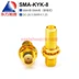 Đầu nối treo tường Dongfang Xupu SMA-KYK-1 SMA-KYK-8 SMA đôi đai ốc cố định 6G Đầu nối SMA