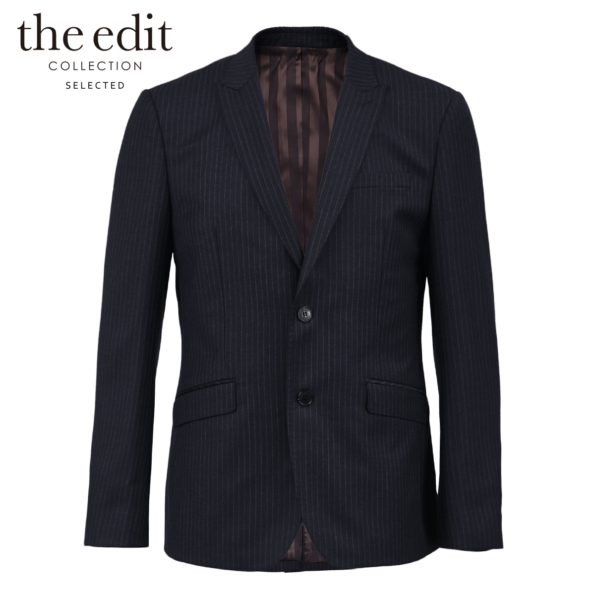 CHỌN Slade nam len tinh khiết sọc Business Suit EDIT) 41945Z504